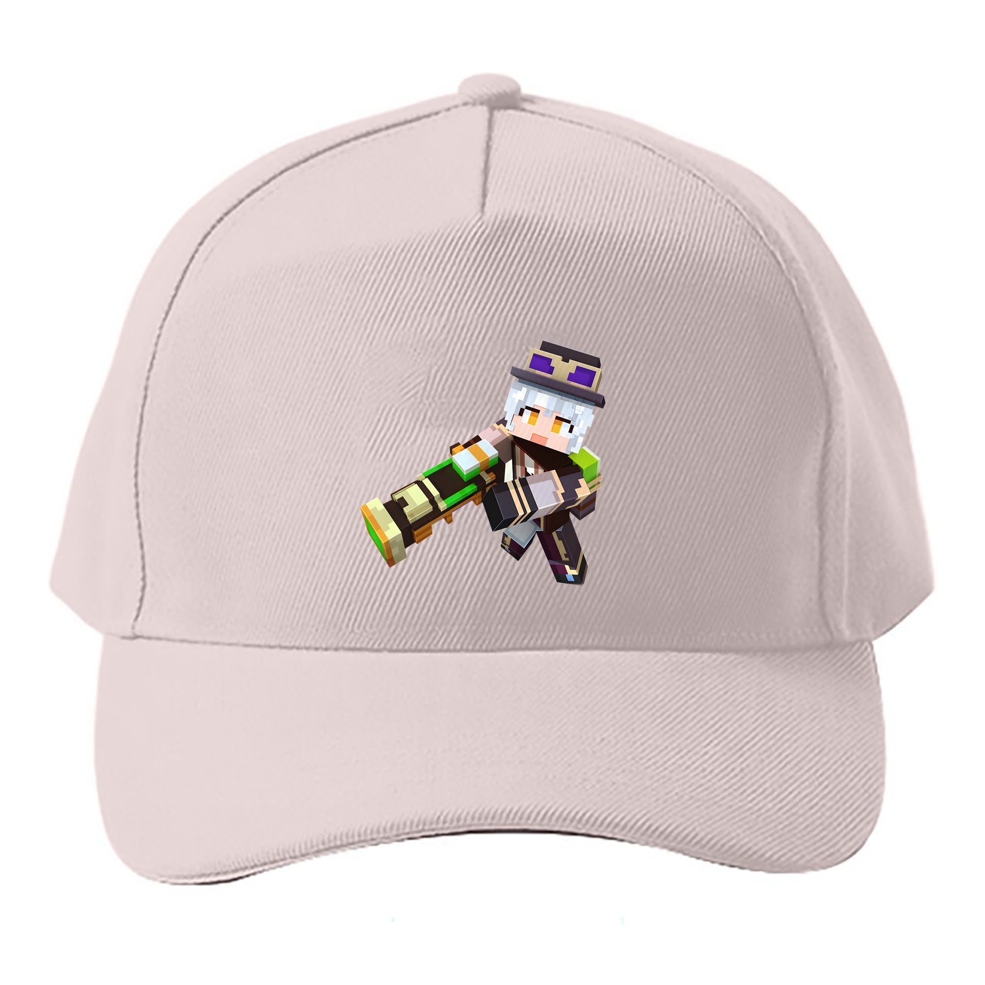 （画像用） マインクラフト ブロックの世界 Minecraft MC Block world ベースボールキャップ 綿100％ 男女兼用 帽子 スポーツ